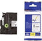 Brother TZ-FX211 - Lettertape - 6mm - Wit/Zwart
