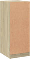 vidaXL - Kledingkast - 48x41x102 - cm - bewerkt - hout - sonoma - eikenkleurig