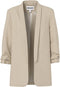 Pieces PCBOSS 3/4 Blazer - Regular Fit - Creme