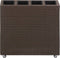 vidaXL - Plantenbak - verhoogd - met - 4 - potten - 80x22x79 - cm - poly - rattan - bruin