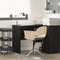 vidaXL - Bureau - Zwart - Eik - 102x50x75 - cm - Bewerkt - Hout