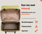 New Looxs ® Oslo Joli Double - Dubbele Fietstas - 37L - Geschikt voor Elektrische Fietsen - 100% Gerecycled Polyester - Olive-Yellow