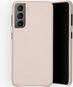 Selencia Hoesje Geschikt voor Samsung Galaxy S21 Plus Hoesje - Selencia Gaia Slang Backcover - Wit