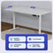Stane Zit Sta Bureau Elektrisch Verstelbaar - 4 Geheugenstanden - 140 x 80 cm - Wit