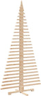 vidaXL - Kerstdecoratie - kerstboom - 210 - cm - massief - grenenhout