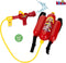 Klein Toys speelgoed-brandweerspuit - 31x21x9 cm - incl. draagbare 2 liter watertank en enkele of dubbele waterstraal - rood geel
