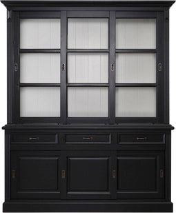 HSM Collection Buffetkast Provence - 180 cm - zwart/wit