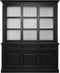 HSM Collection Buffetkast Provence - 180 cm - zwart/wit