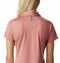 Columbia Bryce Polo - Dames Poloshirt - Omni-Shade™ UPF 50 Omni-Wick™ - Dark Coral Heat - Maat S