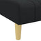 vidaXL - Chaise - longue - stof - zwart