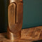 Vaas antiek goud - gouden vaas klein - aluminium vaas goud