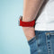 iMoshion Bandje Geschikt voor Fitbit Versa 4 / Versa 3 / Sense 2 / Sense - iMoshion Siliconen bandje - Rood