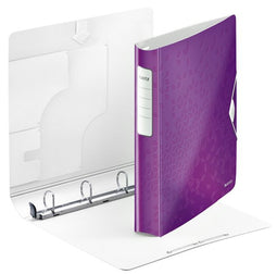 Leitz - Ringband leitz wow 4240 4rings a4 30mm paars | 10 stuks