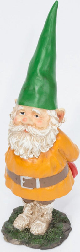 Tuinkabouter met handen op de rug