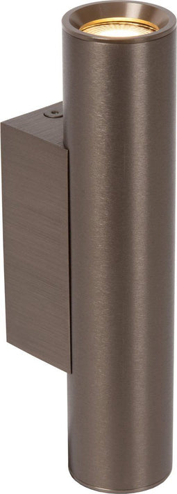 Lucide DUPLA - Wandspot - 2xGU10 - Dimbaar - Roest bruin (2 stuks)
