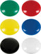 Westcott magneten - formaat 25x11,8mm - assorti kleuren - 6 stuks - AC-E10815