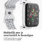 imoshion Sport⁺ bandje - Geschikt voor Apple Watch 1, 2, 3, 4, 5, 6, 7, 8, 9, 10 (42 mm), SE - 38/40/41 mm - White Rainbow - S/M