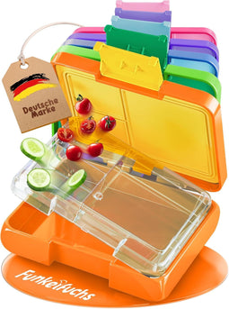 Funkelfuchs® - Lunchbox kinderen - 500ml lekvrij - Oranje