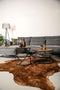 HSM Collection Salontafel Tower - ø70 cm - mangohout/ijzer