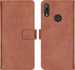 iMoshion Hoesje Geschikt voor Huawei Y7 (2019) Hoesje Met Pasjeshouder - iMoshion Luxe Bookcase - Bruin