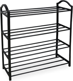 MiRi Schoenenrek – Schoenenkast – Metaal – Zwart – 12 tot 15 paar schoenen