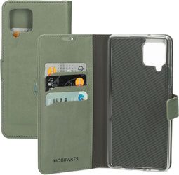 Mobiparts Galaxy A42 5G - Classic Wallet Case - Ruimte voor pasjes - Groen (2020)