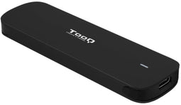 TooQ TQE-2201B - Externe behuizing - M.2 USB 3.2 Gen2 - Zwart
