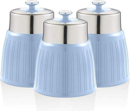 Swan Retro Opbergblikken - Set van 3 - Blauw