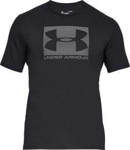 Under Armour UA BOXED SPORTSTYLE SS Heren Sportshirt - Zwart - Maat M