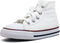 Converse Meisjes Sneakers Ctas Hi Kids - Wit - Maat 26