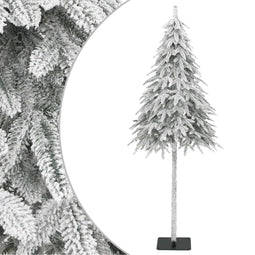 vidaXL - Kunstkerstboom - met - sneeuw - 180 - cm