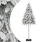 vidaXL - Kunstkerstboom - met - sneeuw - 180 - cm