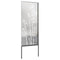 Tuin Privacy Screen Bloemen Zilver 50 x 140 cm Roestvrij staal