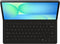 Samsung Galaxy Tab S10 FE+ - Book Cover Keyboard Slim AZERTY - AI Key - Zwart