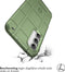 iMoshion Hoesje Geschikt voor Samsung Galaxy S23 FE Hoesje Siliconen - iMoshion Rugged Shield Backcover - Donkergroen