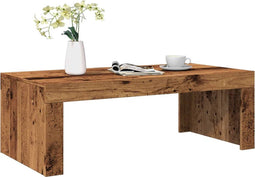 vidaXL - Salontafel - 102x50x35 - cm - bewerkt - hout - oude - houtkleurig