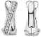 TI SENTO Dames Oorbellen - 925 zilver - Zirconia wit - 7667ZI