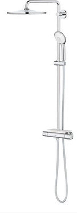 GROHE Euphoria - Regendoucheset Opbouw - hoofddouche 31cm - massage handdouche rond - chroom