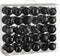 House of Seasons - Kerstballen Set - Onbreekbaar - Zwart - Ø7 cm (60 stuks)