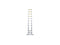 Escalo Extendo V - Telescopische ladder 3,2m 1x11 treden - Extra brede sporten