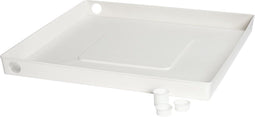 Xavax 23111372 - Lekbak voor Was- en Afwasmachines - Opvangbak met uitgietopeningen - Wit (1 stuk)