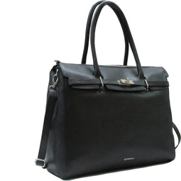 Gigi Fratelli Dames Leren Laptoptas 15 inch Romance ROM0038 Zwart