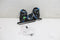 Nijdam Norenschaats Junior - Verstelbaar - Semi-Softboot - Zwart/Zilver/Blauw - 30-33