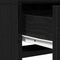 vidaXL - Kaptafel - met - Lades - - - Zwart - Eiken - - - 50x41x140 - cm