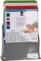 Excellent Houseware - Snijplankenset met houder - 4 snijplanken 20,5x15x0,5cm (4 stuks)