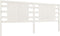 vidaXL - Hoofdbord - 146x4x100 - cm - massief - grenenhout - wit