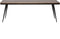 BePureHome Rhombic Eettafel - Hout/Metaal - Naturel - 76x220x90