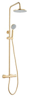 Atlantic Asher - Regendoucheset - Handdouche 3 standen thermostaatkraan - Goud