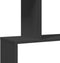 vidaXL - Kamerscherm - / - boekenkast - 3-laags - 70x24x97 - cm - hout - zwart