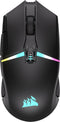 Corsair Nightsabre - Gamingmuis - Draadloos 26K dpi RGB - Zwart
